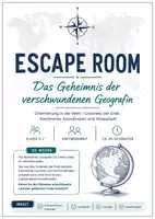 Vorschau - Stundenentwürfe - Escape Room: Orientierung auf der Erde - Deckblatt