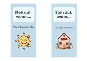 Vorschau - Spiele - DaZ Sprechen Wochenende Grundschule – Bewegungsspiel „Steh auf, wenn…“ | Erzählen, Wortschatz, 1. Klasse - Seite 1