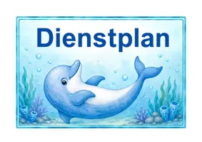 Vorschau - Lehrpläne/Lehrermaterial - Delfinklasse - Klassendienste - Schilder & Dienstkärtchen - Seite 1