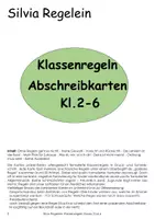 Vorschau - Arbeitsblätter - Klassenregeln Kl. 1 bis 6 - Superpaket - Deckblatt