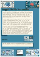 Vorschau - Stundenentwürfe - Fake News & Medienkompetenz – Gruppenarbeit Jg. 7-10 - Seite 1