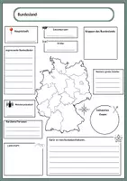 Vorschau - Arbeitsblätter - Steckbrief Bundesländer (Referate) - Seite 1
