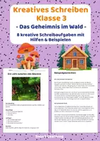 Vorschau - Stundenentwürfe - XL Materialpaket Kreatives Schreiben Klasse 3 Abenteuer - 10 Materialien - Seite 1