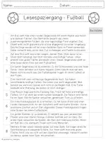 Vorschau - Arbeitsblätter - Lesespaziergang FUßBALL - Klasse 3 & 4 - WM Weltmeisterschaft 2026 - EM Europameisterschaft - Seite 1
