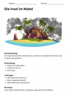 Vorschau - Stundenentwürfe - Kreatives Schreiben Klasse 3 – Die geheimnisvolle Insel | Schreibaufgaben mit Hilfen & Beispielen - Seite 3