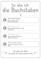 Vorschau - Unterrichtsreihen - Buchstabeneinführung Deutsch - Buchstaben Schreiben Lernen Übungsheft Klasse 1/2 - Seite 3