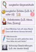 Vorschau - Bildkarten - Märchenmerkmale Plakat für den Klassenraum (5.Schuljahr) - Seite 2