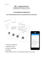 Vorschau - Stationenlernen - Stationsarbeit Wiederholung Funktionen - Deckblatt