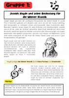 Vorschau - Arbeitsblätter - Wiener Klassik Gruppenarbeit: Haydn, Mozart, Beethoven & Sinfonie - Seite 1