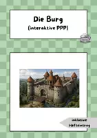Vorschau - Stationenlernen - Aufbau der Burg (Interaktive PPP) - Deckblatt