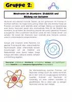 Vorschau - Arbeitsblätter - Atombau Gruppenatbeit: Protonen, Neutronen & Elektronen - Seite 3