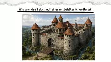 Vorschau - Stationenlernen - Aufbau der Burg (Interaktive PPP) - Seite 1