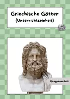 Vorschau - Stundenentwürfe - Götter in Griechenland (Gruppenarbeit) - Deckblatt