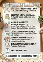 Vista previa - Hojas de trabajo - Carta a mi yo del futuro - fin de curso - comienzo de curso - página 1