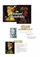 Vorschau - Präsentationen/Tafelbilder - Giuseppe Acrimboldo Kunstprojekt 7. Klasse Präsentation - Deckblatt