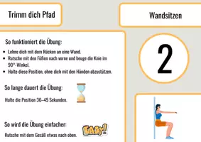 Vorschau - Aufgabenkarten - Trimm dich Pfad (Fitnesstraining) - Seite 2