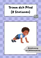 Vorschau - Aufgabenkarten - Trimm dich Pfad (Fitnesstraining) - Deckblatt