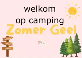 Voorbeeld - Thema kamperen & zomer activiteiten - Voorblad