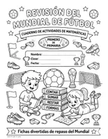 Vista previa - Hojas de trabajo - Cuaderno de Matemáticas EL MUNDIAL - página 1