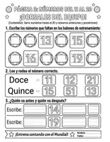 Vista previa - Hojas de trabajo - Cuaderno de Matemáticas EL MUNDIAL - página 3