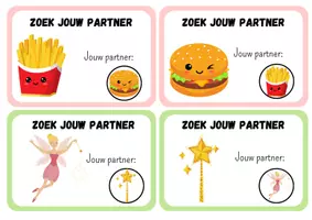 Voorbeeld - Zoek jouw partner (groepjes van 2) - Pagina 1