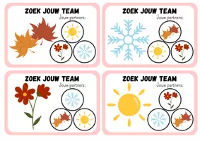Voorbeeld - Zoek jouw team (groepjes van 4) - Pagina 1