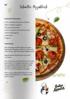 Vorschau - Arbeitsblätter - Rezept Schnelles Pizzablech - Deckblatt
