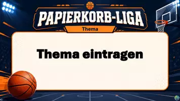 Vorschau - Spiele - Papierkorb-Liga – Trashketball (editierbare Vorlage) - Seite 1