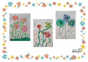 Vorschau - Stundenentwürfe - Sommerblumen mit 3D Effekt - Seite 1