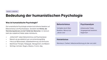 Vorschau - Unterrichtsreihen - Carl Rogers und die humanistische Psychologie – Komplett ausgearbeitete Präsentation | Selbstkonzept, personenzentrierte Therapie & Pädagogik | Oberstufe - Seite 3