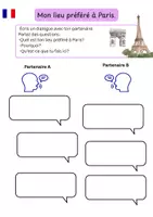 Vorschau - Arbeitsblätter - À Paris - Deckblatt