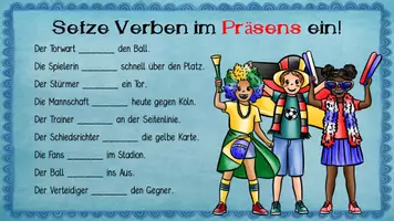 Vorschau - Präsentationen/Tafelbilder - Zeitformen üben am Smartboard – 40 Übungsfolien mit Lösungen für Präsens, Präteritum, Perfekt & Co. - Seite 3