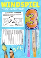 Vorschau - Arbeitsblätter - Rückblick auf das Schuljahr als Windfänger für Klasse 1 bis 6 Sommer & Schuljahresende - Deckblatt