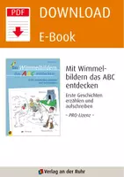 Vorschau - Arbeitsblätter - Mit Wimmelbildern das ABC entdecken: Erste Geschichten erzählen und aufschreiben - Seite 1
