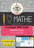 Vorschau - Arbeitsblätter - Mission WM 2026 – Das große Fußball-Matheheft (Klasse 6–8) | Knobeln, Schätzen & Entdecken rund um die Fußball-WM - Deckblatt