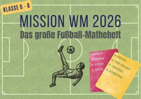 Vorschau - Arbeitsblätter - Mission WM 2026 – Das große Fußball-Matheheft (Klasse 6–8) | Knobeln, Schätzen & Entdecken rund um die Fußball-WM - Seite 1