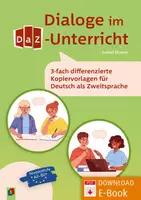 Vorschau - Arbeitsblätter - Dialoge im DaZ-Unterricht: Dreifach differenzierte Kopiervorlagen für Deutsch als Zweitsprache - Deckblatt