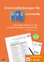 Vorschau - Arbeitsblätter - Grammatikübungen für DaZ-Lernende: Trainingsmaterial für die entscheidenden Problemfälle - aktualisierte Neuauflage - Deckblatt
