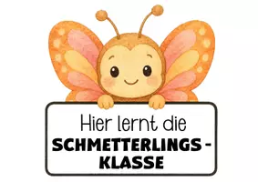 Vorschau - Poster - Schmetterlingsklasse Türplakat Klassentier Schmetterling - Seite 2