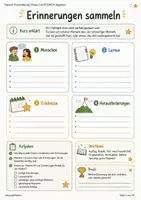 Vorschau - Arbeitsblätter - Mein Schuljahr in 10 Highlights Erinnern Ordnen und Weiterdenken - Seite 1