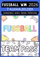 Vorschau - Mal- und Bastelvorlagen - Fußball Wm 2026 Bild Grundschule Ausmalbilder Fußball Wm 2026 Grundschule - Deckblatt
