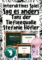Vorschau - Spiele - Sag es anders (digitales Spiel) - Tanz der Tiefseequelle - Stefanie Höfler - Deckblatt