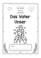 Vorschau - Arbeitsblätter - Vater Unser Arbeitsheft oder Lerntheke - Religion Klasse 2/3/4 - Seite 3