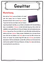 Vorschau - Unterrichtsreihen - Gewitter Lückentext mit Wortspeicher Hörverstehen und Suchsel - Seite 2