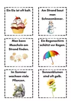 Vorschau - Stationenlernen - Richtig oder Falsch? – Kreativ durch den Sommer | 30 Karten mit Antwortbutton - Seite 3