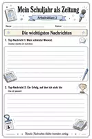 Vorschau - Arbeitsblätter - Mein Schuljahr als Zeitung - Schuljahresrückblick - Seite 3