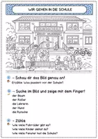 Vorschau - Bildkarten - Sachunterricht 1. Klasse Hefteintrag Schulanfang - Seite 3