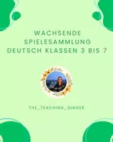 Vorschau - Spiele - Wachsendes Spielesammlung Deutsch Grammatik Klassen 3-7 - Deckblatt
