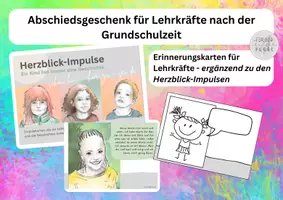 Vorschau - Mal- und Bastelvorlagen - Erinnerungskarten für Lehrkräfte - Abschiedsgeschenk - Seite 2