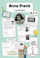 Vorschau - Arbeitsblätter - Anne Frank Lerntheke - Deckblatt